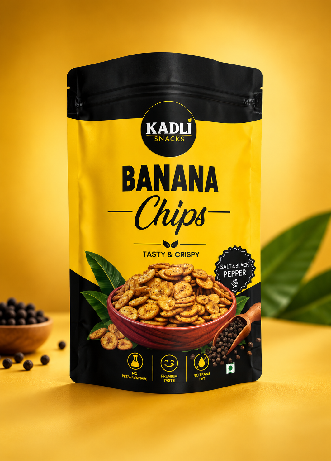 Salt & Black Pepper Banana Chips