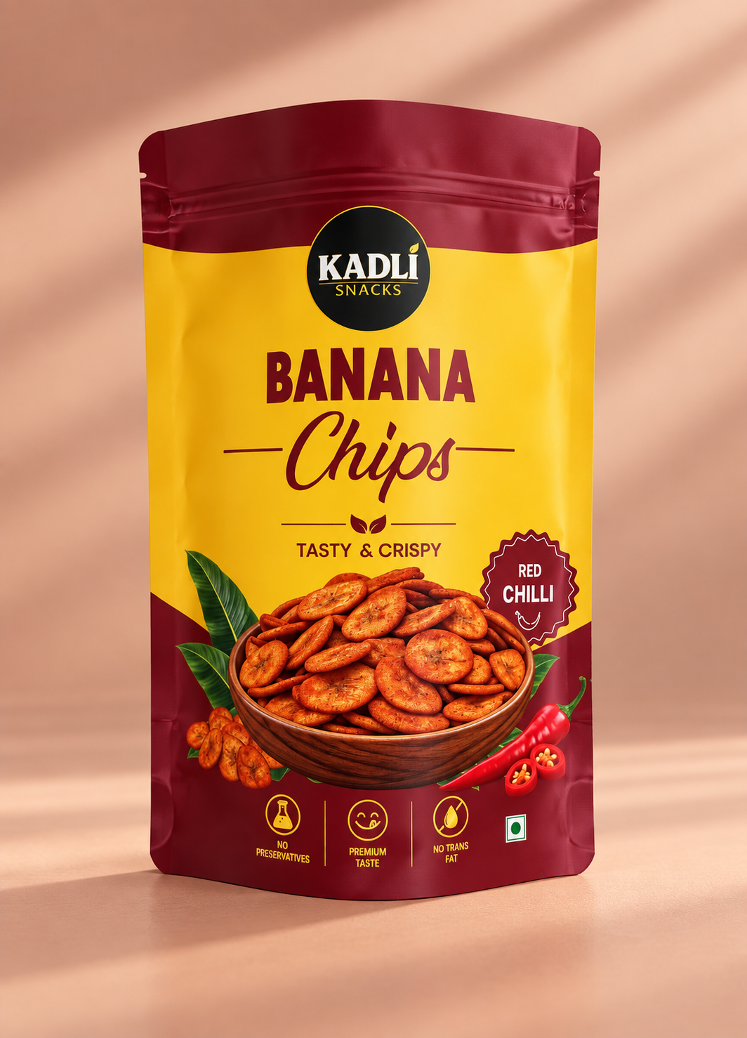 Red Chilli Banana Chips